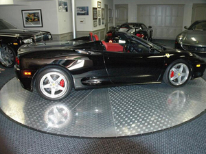 Piatti girevoli per showroom di auto premium a 360&deg; | Tecnologia Pin-Gear