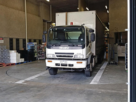 Nako-customize na Versatile Heavy Vehicle Turntable